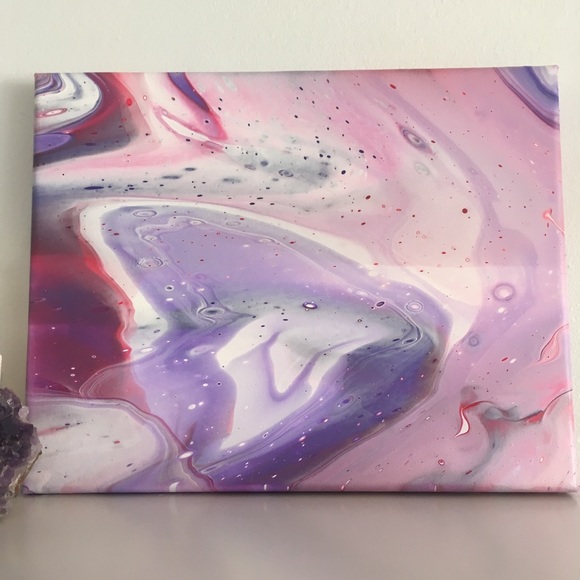 “Amethyst Dreams” Abstract Original Painting - Picture 3 of 8